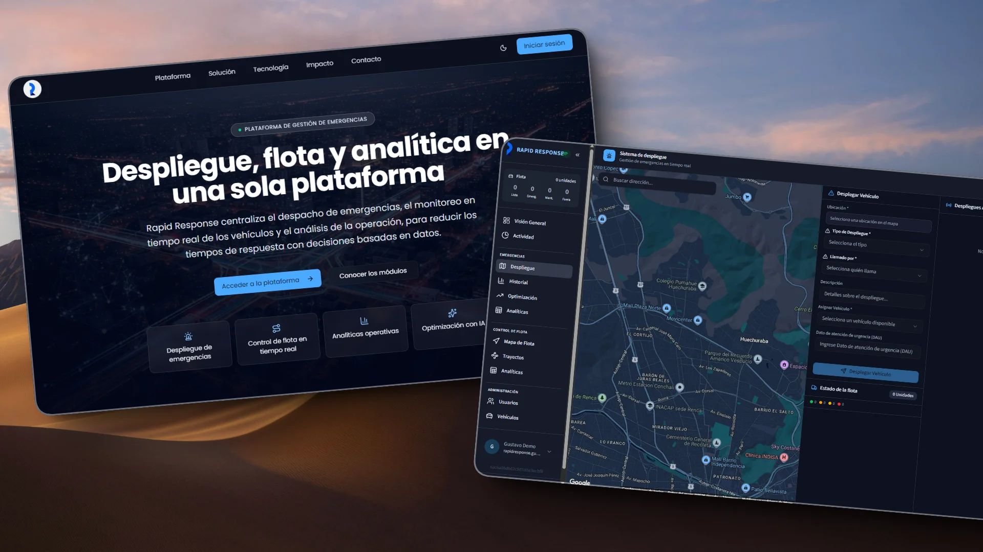 Vista previa de RapidResponse